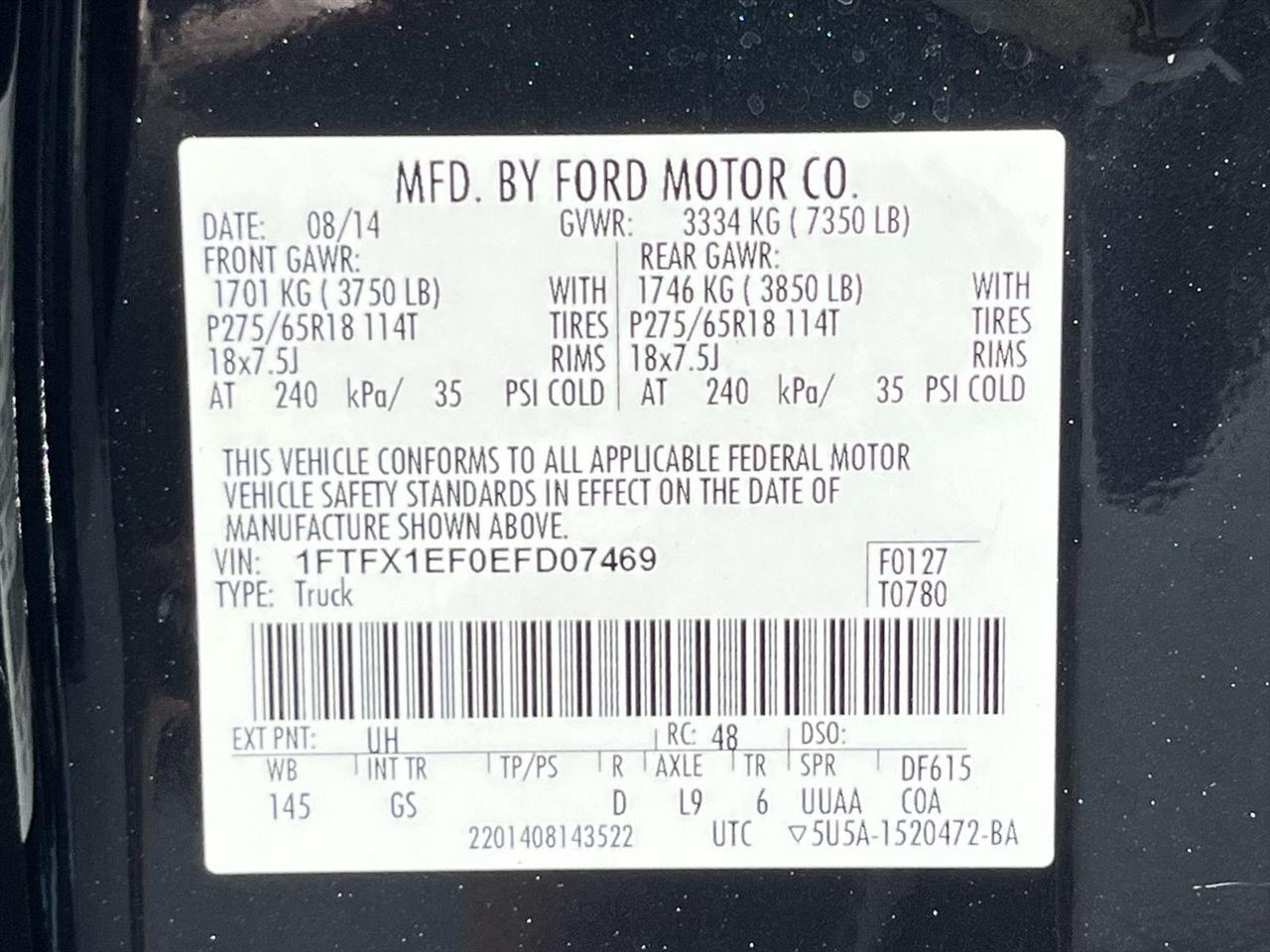 Ford F-150 XLT SuperCab 8-ft. Bed 4WD 2014