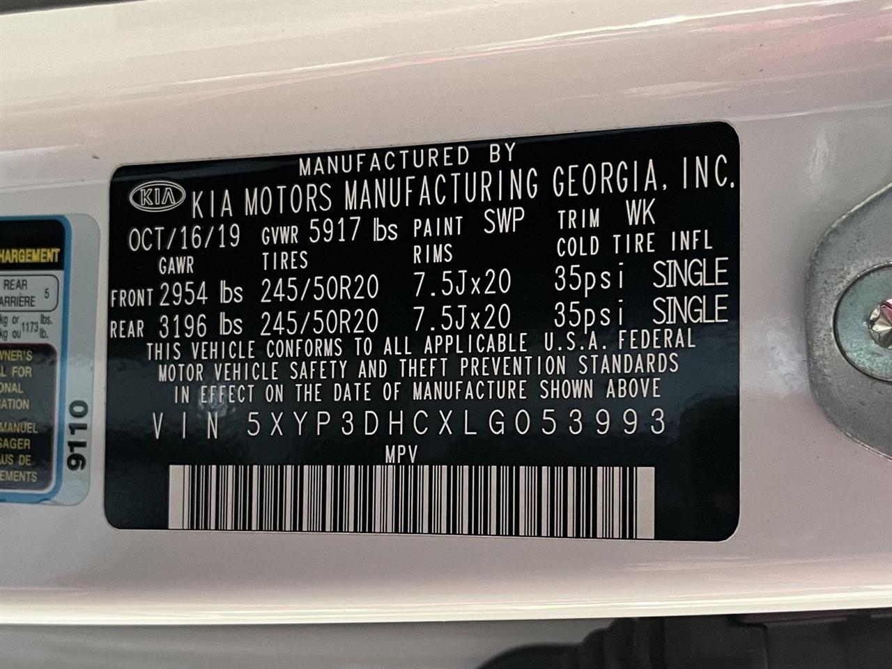 Kia Telluride EX AWD 2020