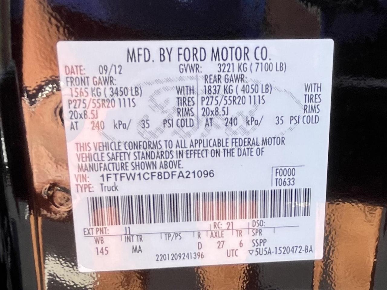 Ford F-150 XL SuperCrew 6.5-ft. Bed 2WD 2013