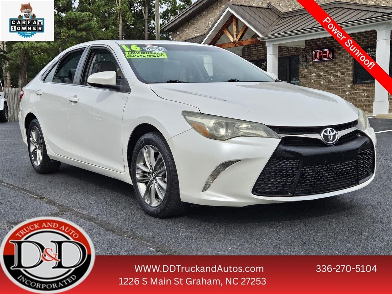 2016 Toyota Camry Special Edition