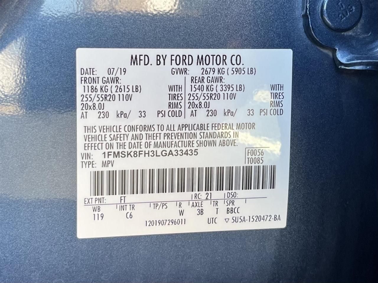 Ford Explorer Limited AWD 2020