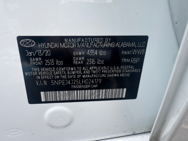 Hyundai Sonata SEL Plus 1.6T 2020