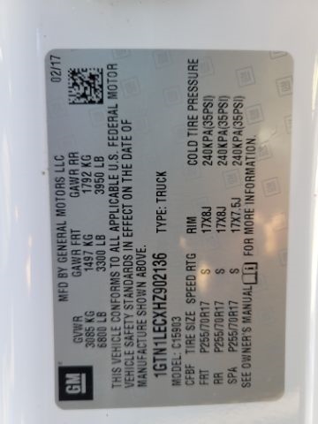 GMC Sierra 1500 2WD Reg Cab 133.0" 2017