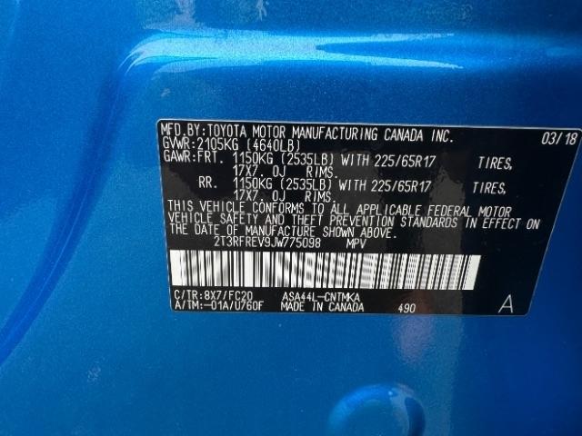 Toyota RAV4 Adventure AWD (Natl) 2018