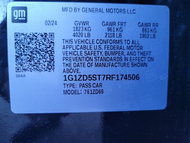 Chevrolet Malibu 4dr Sdn 1LT 2024