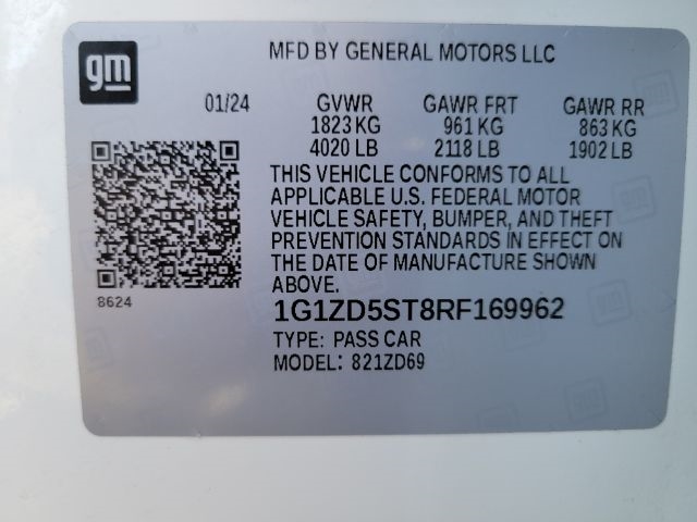 Chevrolet Malibu 4dr Sdn 1LT 2024