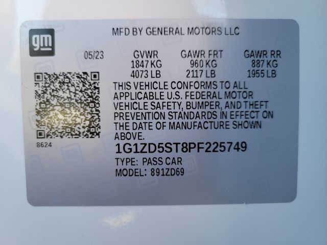 Chevrolet Malibu 4dr Sdn 1LT 2023