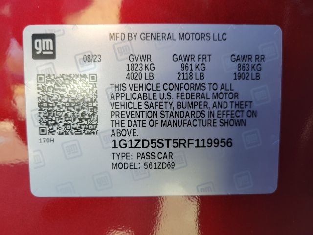 Chevrolet Malibu 4dr Sdn 1LT 2024