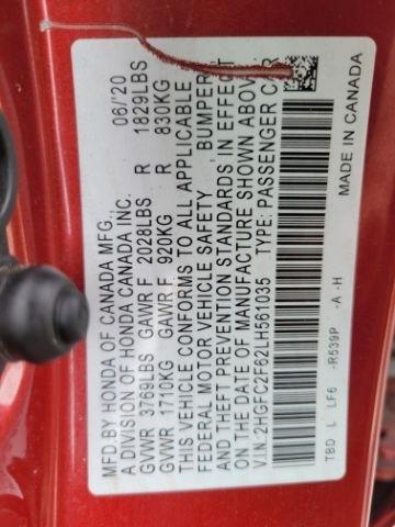 Honda Civic Sedan LX CVT 2020