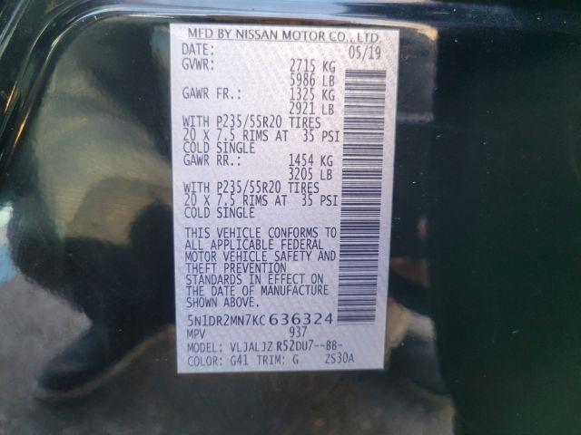 Nissan Pathfinder FWD Platinum 2019