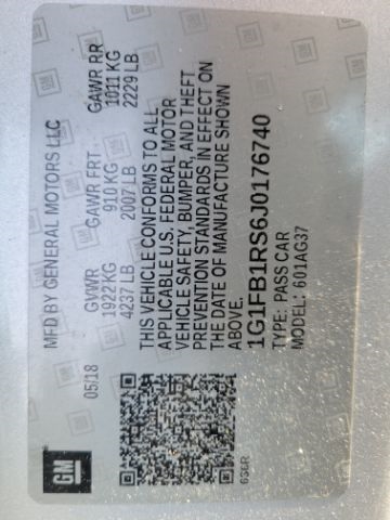 Chevrolet Camaro 2dr Cpe 1LT 2018