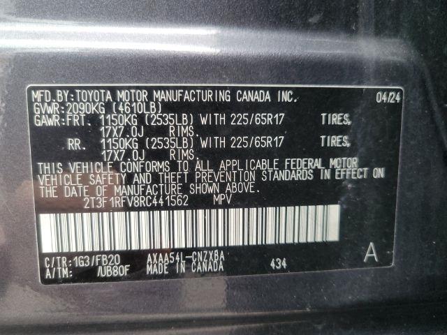 Toyota RAV4 LE AWD (Natl) 2024