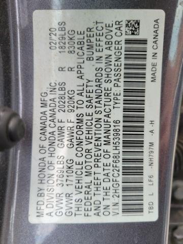 Honda Civic Sedan LX CVT 2020