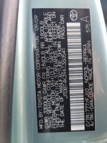 Toyota Yaris 4dr Sdn Man (Natl) 2010