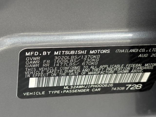 Mitsubishi Mirage Black Edition CVT 2023