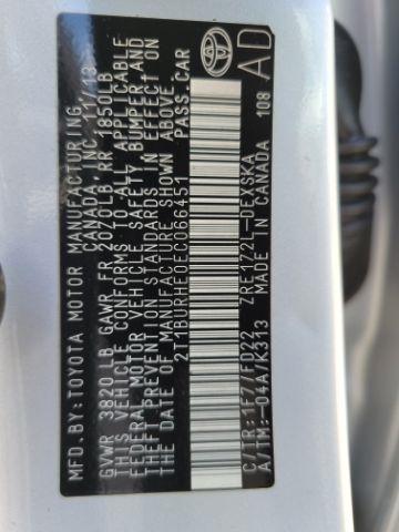 Toyota Corolla 4dr Sdn CVT LE Premium (Natl) 2014