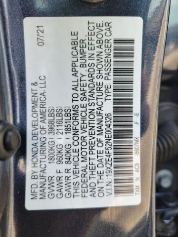 Honda Insight EX CVT 2022