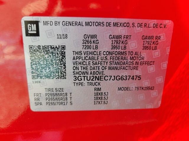 GMC Sierra 1500 4WD Crew Cab 143.5" SLT 2018