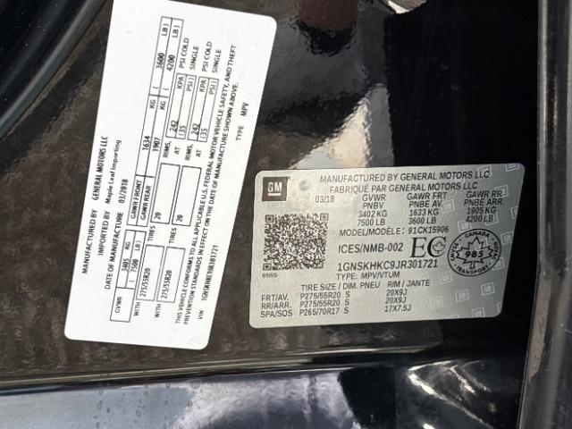 Chevrolet Suburban 4WD 4dr 1500 LT 2018