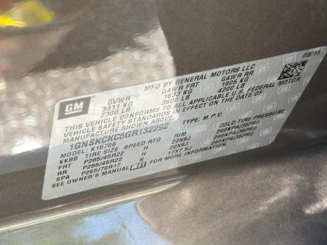 Chevrolet Tahoe 4WD 4dr LTZ 2016