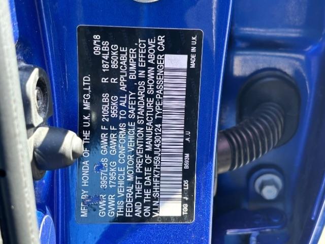 Honda Civic Hatchback EX CVT 2018