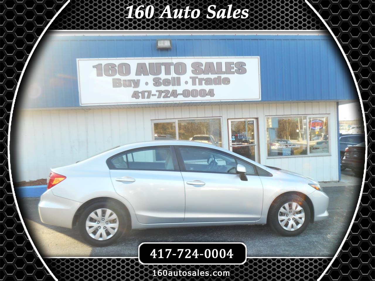 2012 Honda Civic Sdn 4dr Auto LX