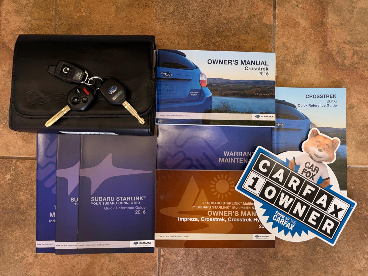 Subaru Crosstrek 2.0i Limited PZEV CVT 2016