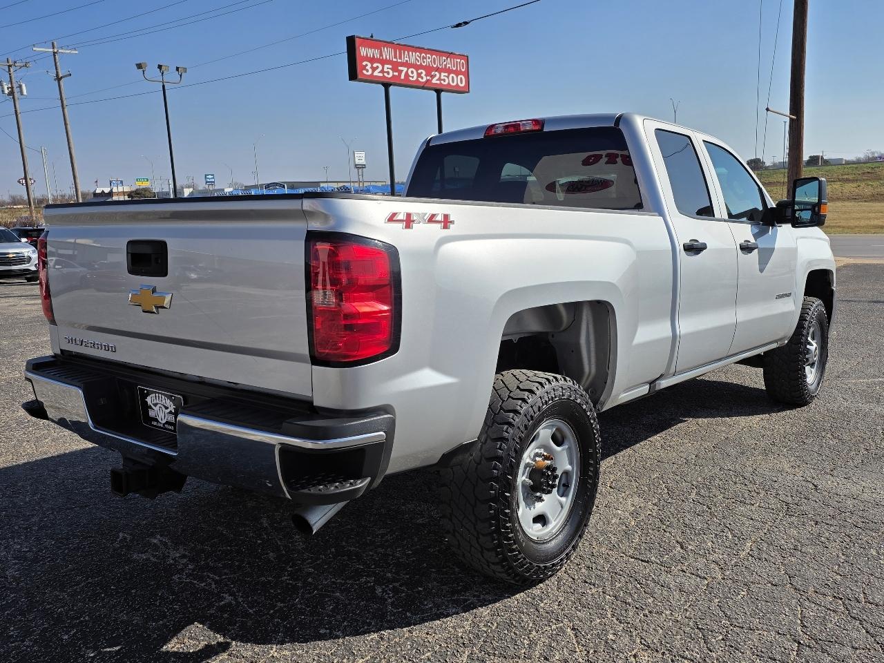 Chevrolet Silverado 2500HD 4WD Double Cab 144.2" Work Truck 2019