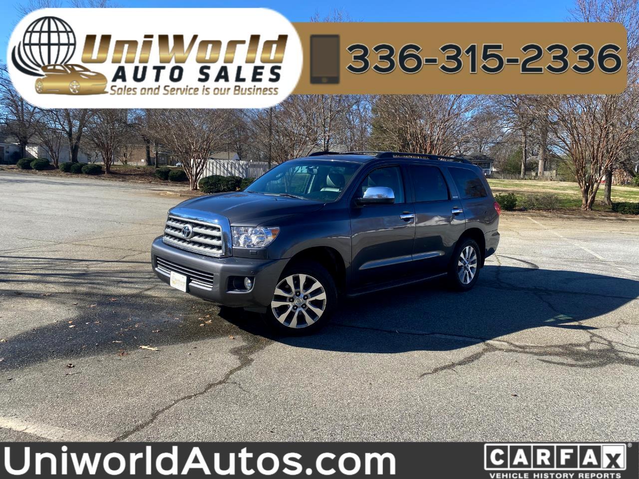 Toyota Sequoia 4WD 5.7L Limited (Natl) 2014