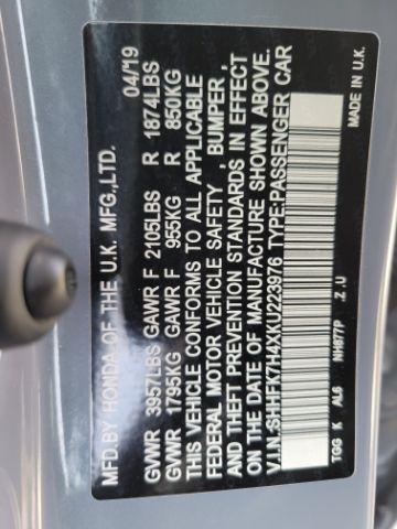 Honda Civic Hatchback Sport CVT 2019