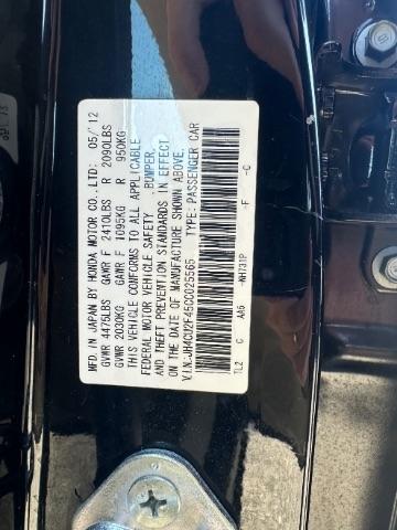 Acura TSX 4dr Sdn I4 Auto 2012