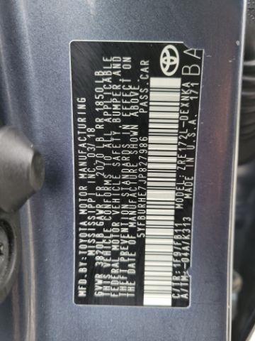 Toyota Corolla XLE CVT (Natl) 2018