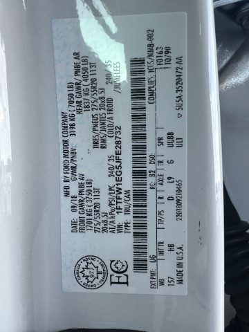 Ford F-150 King Ranch 4WD SuperCrew 5.5' Box 2018