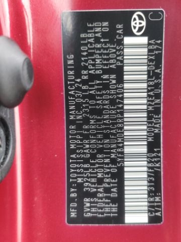 Toyota Corolla LE CVT (Natl) 2024