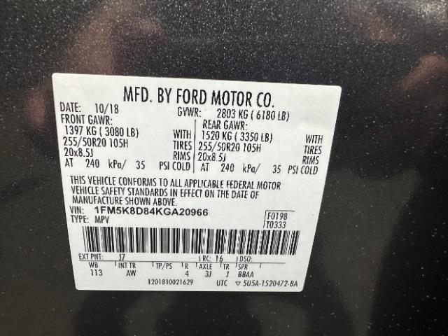 Ford Explorer XLT 4WD 2019