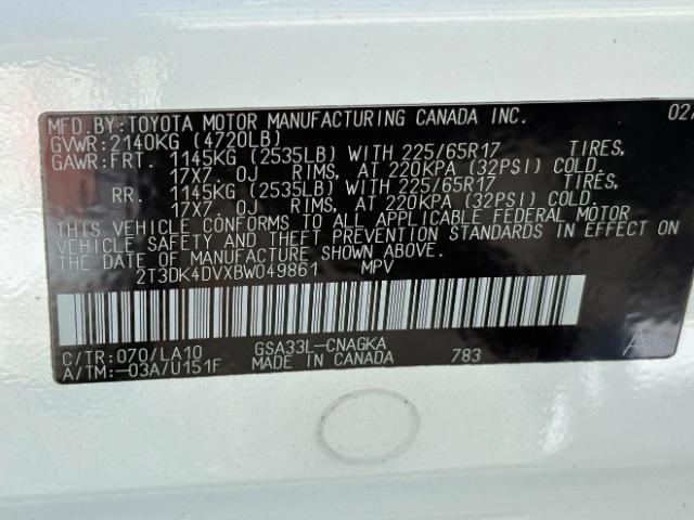 Toyota RAV4 4WD 4dr V6 5-Spd AT Ltd (Natl) 2011