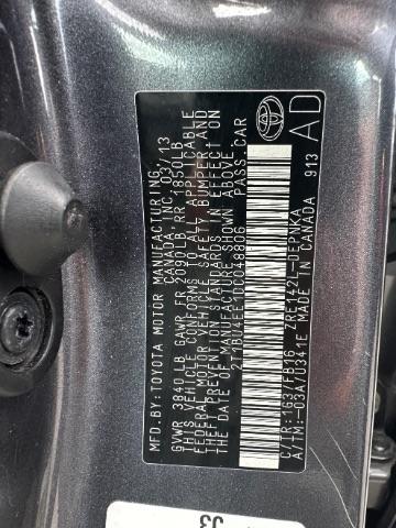 Toyota Corolla 4dr Sdn Auto LE Special Edition (Natl) 2013