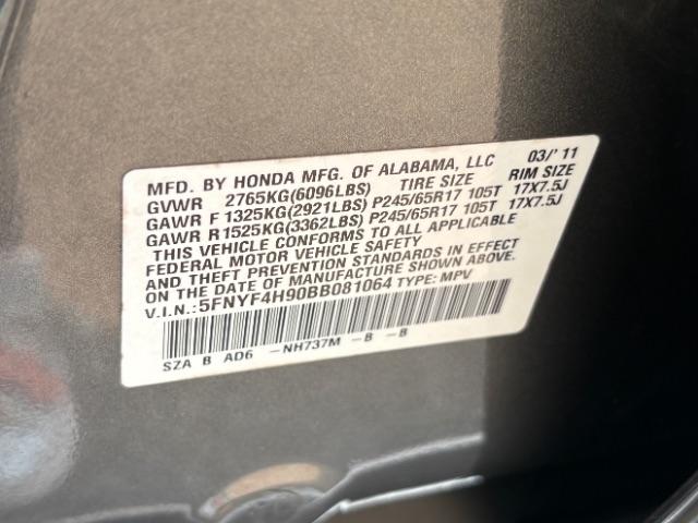Honda Pilot 4WD 4dr Touring w/RES & Navi 2011