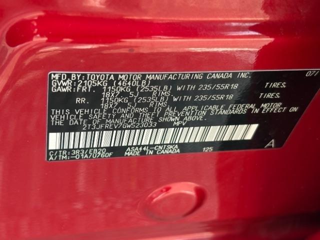 Toyota RAV4 AWD 4dr SE (Natl) 2016