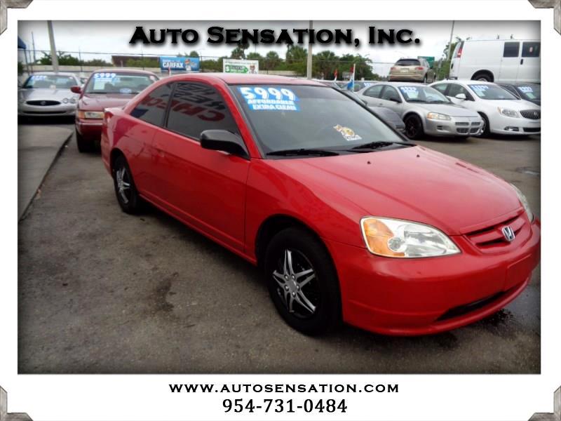Honda Fort Lauderdale >> Used 2003 Honda Civic 2dr Cpe Lx Auto For Sale In Fort Honda Fort Lauderdale >> Used 2003 Honda Civic 2dr Cpe Lx Auto For Sale In Fort