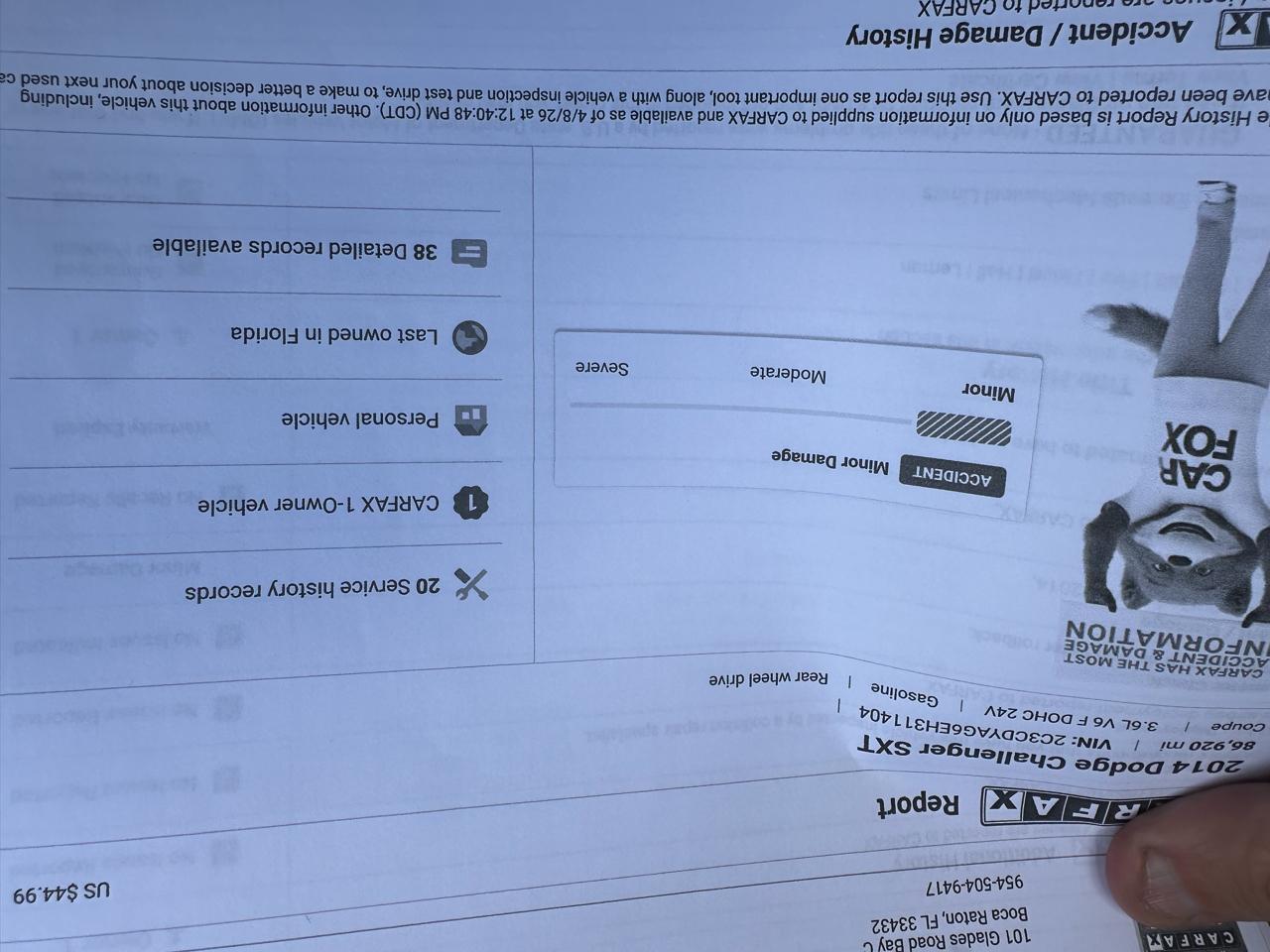 Dodge Challenger SXT 2014