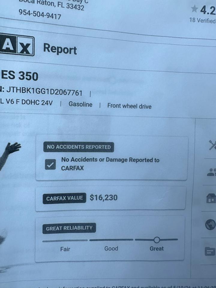 Lexus ES 350 Sedan 2013