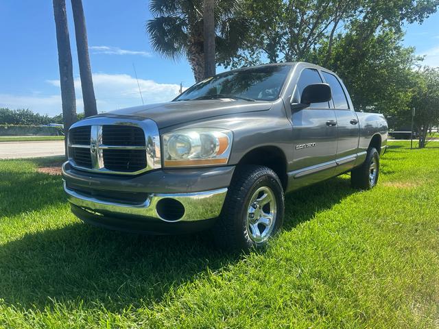 Gray 2006 Dodge RAM 1500 ST Quad Cab LB RWD Pickup Truck Rear-Wheel Drive Automatic