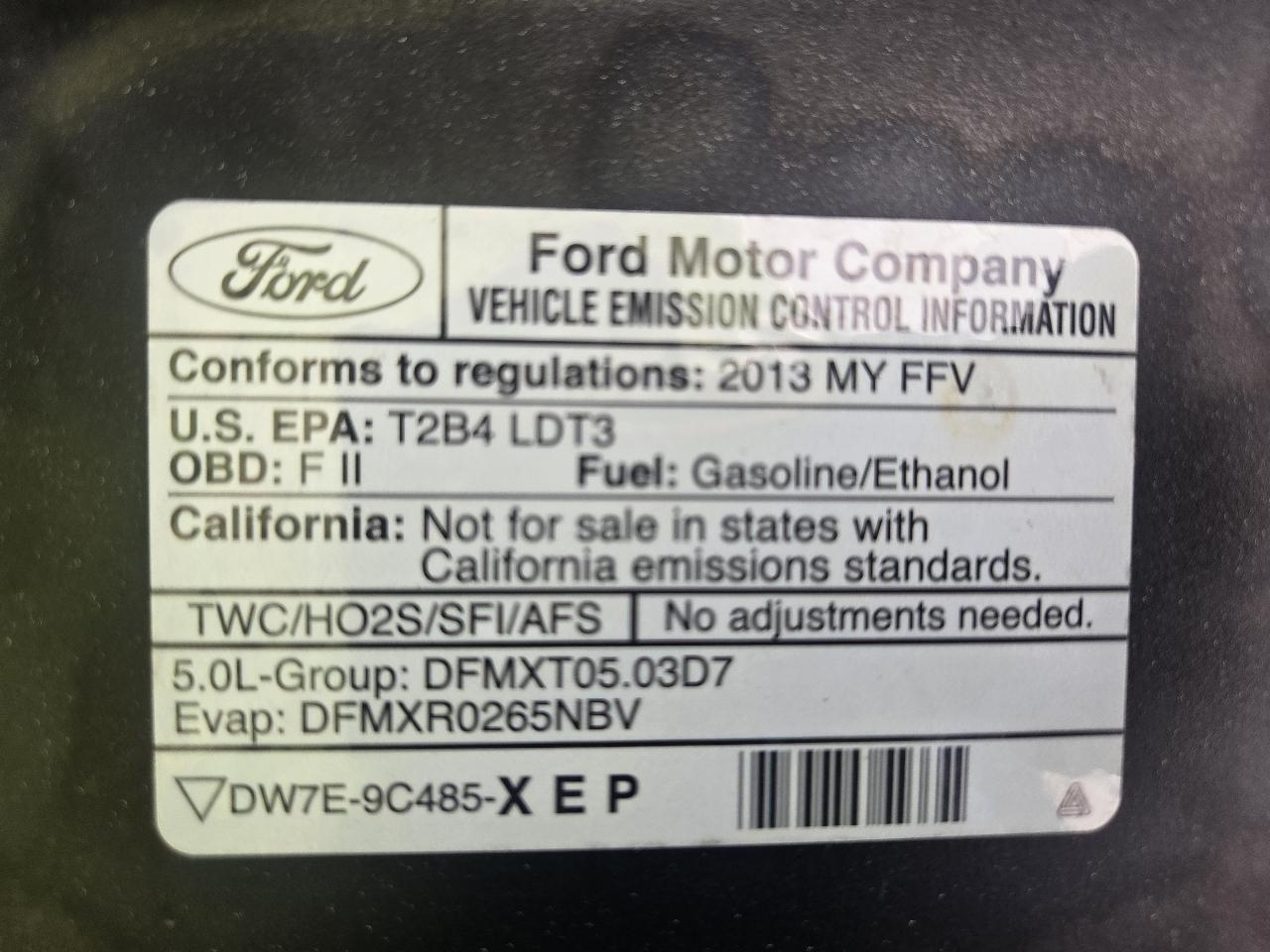Ford F-150 2WD SuperCrew 139" XLT 2013