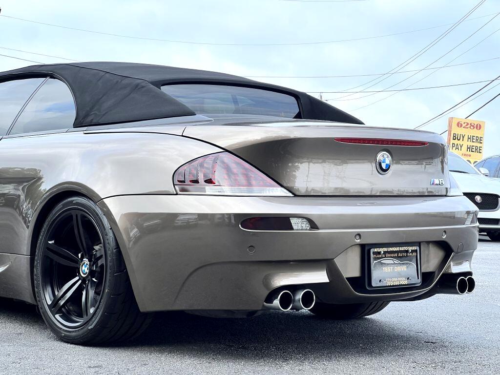BMW 6 Series 2dr Conv M6 2007 BMW 6 Series 2dr Conv M6 2007