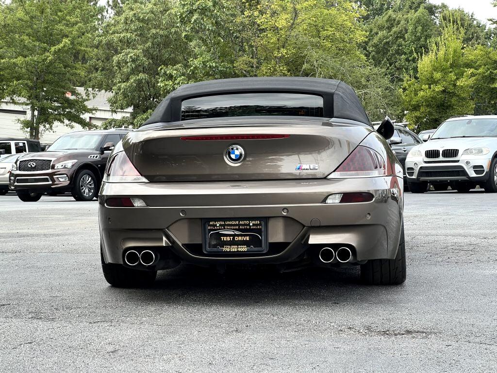 BMW 6 Series 2dr Conv M6 2007 BMW 6 Series 2dr Conv M6 2007