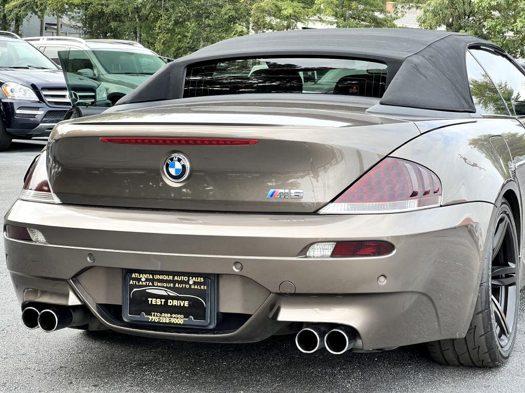 BMW 6 Series 2dr Conv M6 2007 BMW 6 Series 2dr Conv M6 2007