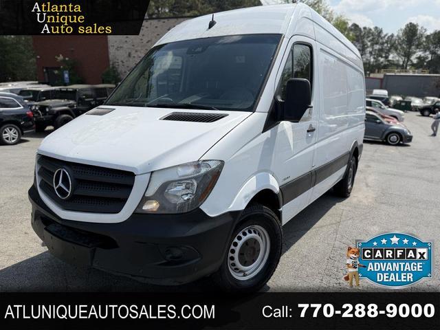 White 2016 Mercedes-Benz Sprinter Cargo Van 4X2 Automatic