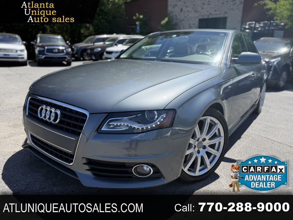 Audi A4 4dr Sdn CVT FrontTrak 2.0T Premium Plus 2012