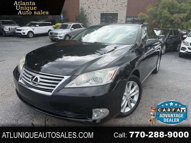 Black 2010 Lexus ES Sedan Front-Wheel Drive Automatic